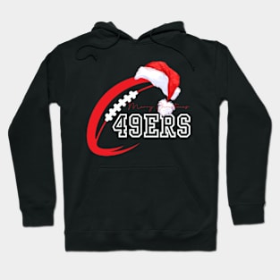 merry christmas 49ers football Hoodie